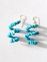 14KGF　turquoise  pierce 