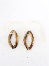 14KGF  tiger's eye pierce