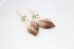 画像4: 14KGF carved  amazonite leaves pierce (4)