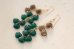 画像3: 14KGF smoky quartz　greenonyx pierce (3)