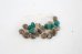 画像3: 14KGF smoky quartz　greenonyx pierce (3)