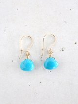 14KGF turquoise pierce