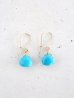 画像1: 14KGF turquoise pierce (1)