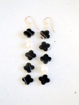 14KGF  blackonyx pearl pierce