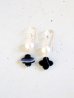 画像1: 14KGF  blackonyx pearl pierce (1)