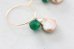 画像3: 14KGF goldpearl greenonyx pierce  (3)