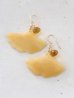 画像2: 14KGF ginkgo  citrine pierce