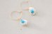 画像3: 14KGF 4way    pearl  Sleeping beautyturquoise　pierce (3)