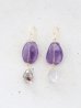 画像1: 14KGF elestial amethyst  pierce (1)