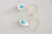 画像2: 14KGF 4way    pearl  Sleeping beautyturquoise　pierce (2)