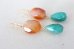 画像5: 14KGF carnelian　amazonite  pierce (5)