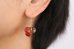 画像2: 14KGF smoky quartz redagate pierce (2)