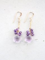 14KGF ☆amethyst pierce