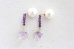 画像2: 14KGF pinkamethyst　pierce (2)