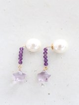 14KGF pinkamethyst　pierce