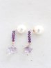 画像1: 14KGF pinkamethyst　pierce (1)