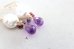 画像2: 14KGF pearl amethyst pierce (2)