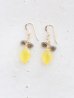 画像1: 14KGF yellow smoky quartz pierce (1)