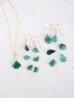 画像1: 14KGF Msize　emerald pierce (1)