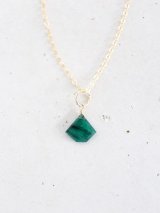 14KGF　Lsize　emerald necklace