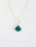 画像1: 14KGF　Lsize　emerald necklace (1)