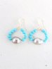 画像1: 14KGF turquoise South Sea Pearl　pierce (1)