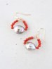 画像1: 14KGF coral South Sea Pearl　pierce (1)