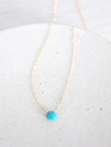 14KGF turquoise necklace