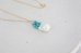 画像2: 14KGF  pearl turquoise necklace (2)