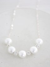 SILVER925　cottonpearl　necklace