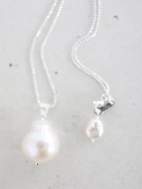 SILVER925 baroquepearl necklace