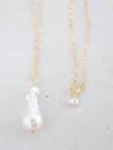 14KGF  baroquepearl necklace