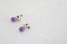 画像4: SILVER925 amethyst peridot pierce (4)