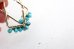 画像5: 14KGF turquoise squarehoop pierce (5)