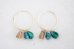 画像5: 14KGF 3waypierce　malachite  oystercopper  champane quartz (5)