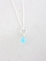 SILVER925　sea_blue_chalcedony 