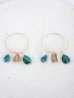 画像1: 14KGF 3waypierce　malachite  oystercopper  champane quartz (1)