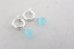 画像2: SILVER925　sea_blue_chalcedony pierce (2)