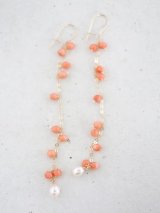 14KGF  coral pierce 