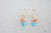 画像3: 14KGF  coral turquoise pierce  (3)