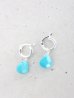 画像1: SILVER925 turquoise pierce (1)