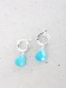 画像1: SILVER925 turquoise pierce (1)