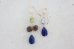 画像2: 14KGF  smoky quartz  lapis lazuli　pierce (2)