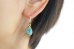 画像5: 14KGF　turquoise hooppierce  (5)