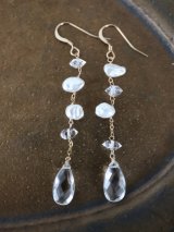 14KGF  　herkimer diamondpierce