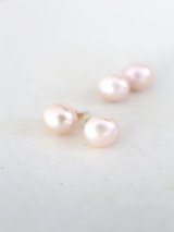 14KGF  pinkpearl pierce