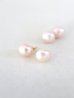 画像1: 14KGF  pinkpearl pierce (1)