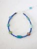 画像1: SILVER925　roman glass lapis lazuli　bracelet  (1)