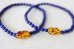 画像2: amber lapis lazuli bracelet  (2)