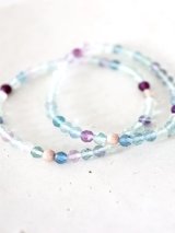 MultiColor   fluorite　bracelet 